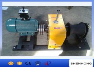 China Heavy Duty Electric Cable Pulling Winch 8 Ton 5.5KW Rated Load Two Brake Installment on sale
