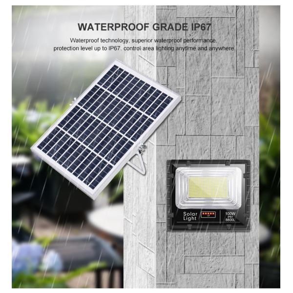 LED Garden Outdoor Solar Flood Light Motion Sensor Powered With Smart Light Control