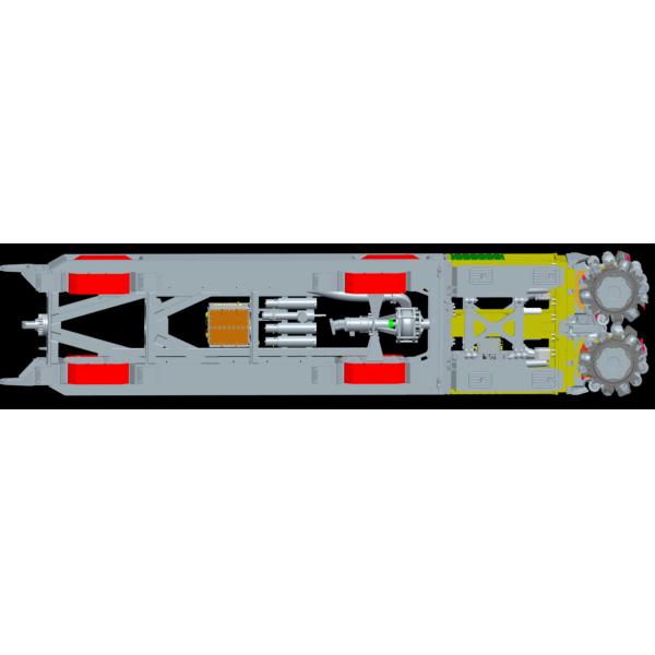 Diaphragm Wall Grab Trench Cutter Machine Spherical Hobs Hydromill