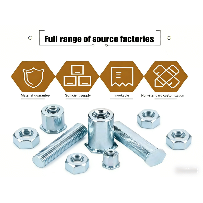 Zinc Plated Self Clinching Fasteners For Sheet Metal Simplifies Assembly