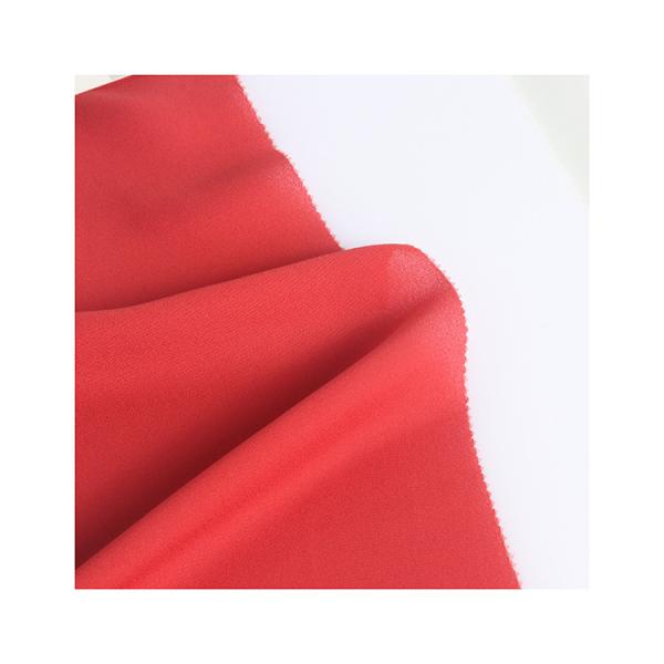 China supplier recycled chiffon 75D velocity 100% polyester recycled fabric for garment