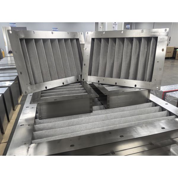Metal Mesh High Temperature Air Filter Cleanable Reusable Designed For Rugged Manufacturing Facilities And HVAC Systems