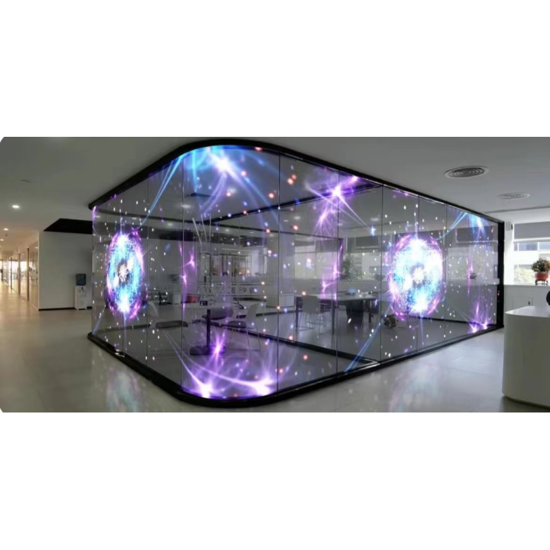 Factory Customized Indoor LED Screen Transparent Full Color LED Display Holographic Screens