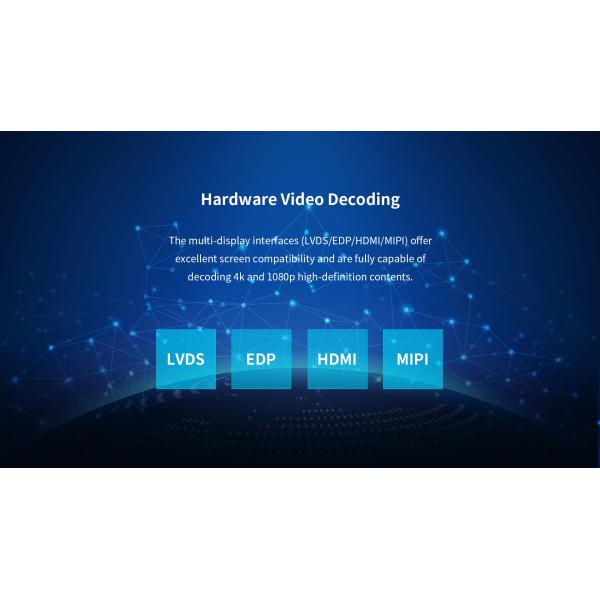 K4 Android Machine Board LVDS and EDP for 1080p FHD decoding support