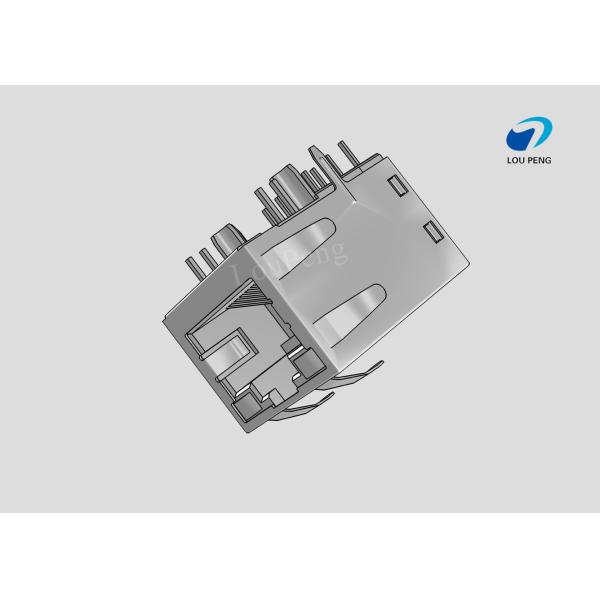 Industrial RJ45 Mag Jack, RJ45 Connectors, RJ45 with Integrated Magnetics, Single Port, Port Matrix Configuration 1 x 1