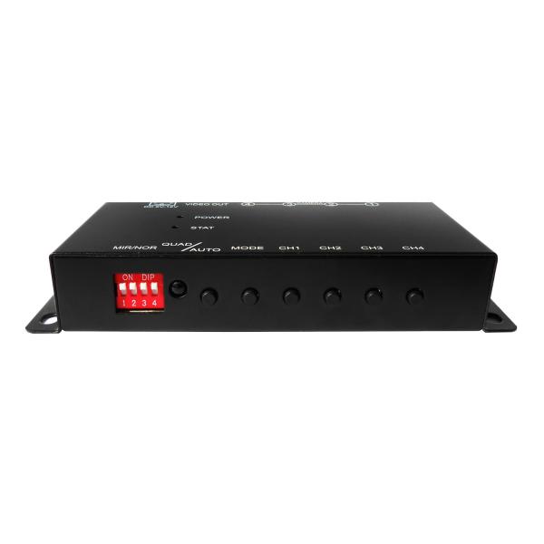 12 Volt 4 Channel Vehicle Black Box DVR Systems 1080P Resolution Light Weight