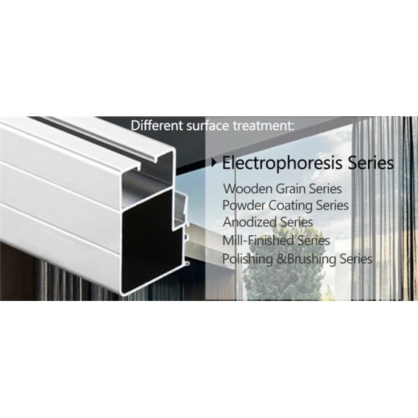 6063/6061 Anodized Aluminum Window & Door Extrusion Profiles