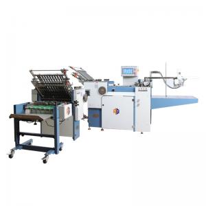 Buy cheap Cross Fold Automatic Letter Folding Machine With 6 Buckle Plate Belt Driving product
