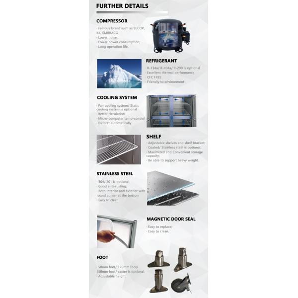 Hot Sell Refrigerator Commercial Fridge Fan Cooling Fridge Commercial Chiller Freezer Upright Refrigerator