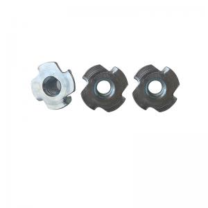Buy cheap Four Claw Wood Furniture Environmental Protection Blue Zinc Tee Nuts Iron Plated product