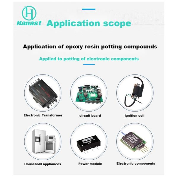 85 95 Hardness Electrical Epoxy Potting Compound For Temperature Sensors Controllers