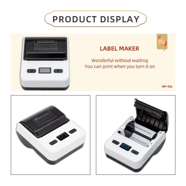 MP-80L Thermal Label Maker The Ultimate Solution for 80MM Sticker Printing and Labeling