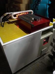 China Bolt Head Induction Forging Furnace Medium Frequency Induction Heating Furnace on sale