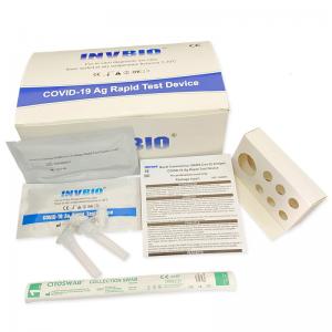 China Home Antigen Nasal Swab Test Kit 95.6% Sensitivity Home Covid 19 Rapid Test Kit Nasopharyngeal Swab Kit CE on sale