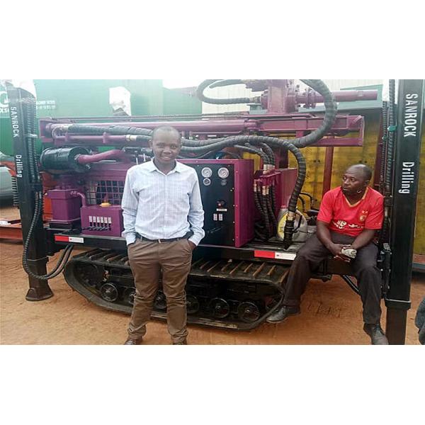 Hydraulic Water Well Drilling Rig Depth 260m Bore hole Portable Water Well Drilling Rigs