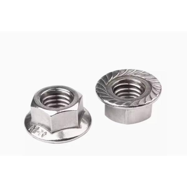 M12 M16 Stainless steel Hexagon Flange Nuts B7 B16 A325 A307 Metal hex Flange nuts