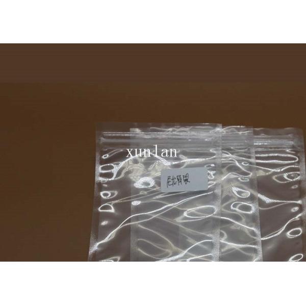 Crystal 0.08 - 0.1 Mm Vacuum Pouch Bags Waterproof With 2 Sealing Sides