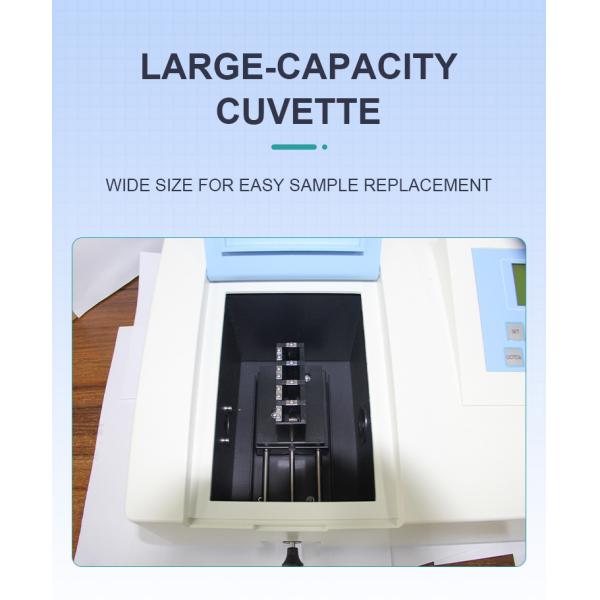 Lab Analysis Spectrophotometer V1200 Portable Single Beam UV Vis 9KG Stray Light 220nm