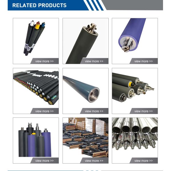 Factory Low Price Customized Printing Lamination Machine Silicone Rubber Roller