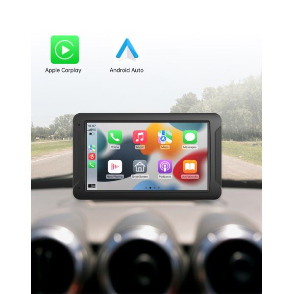 7 Inch Car DVD Radio Touch Screen Navigation Wireless CarPlay Android Auto Universal