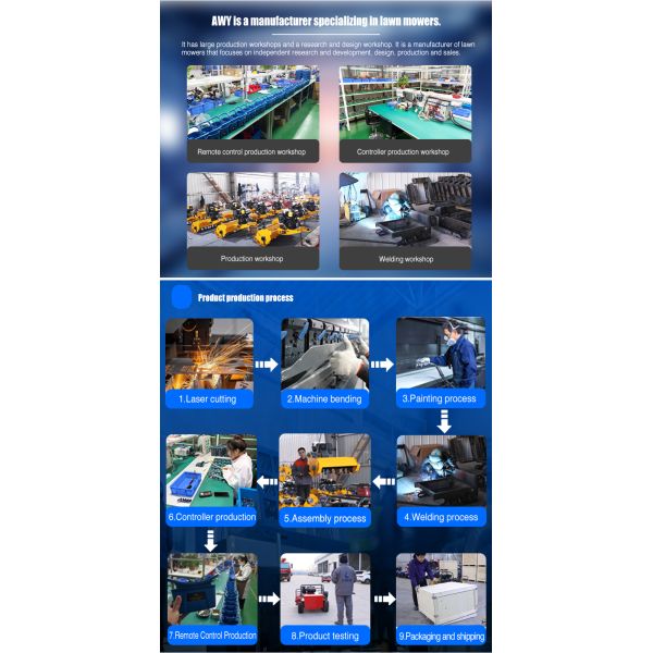 Remote Control Crawler Flail Mower Gas Powered for Steep Slopes Hillside Orchard Farm Garden Grass Cutting High Efficiency