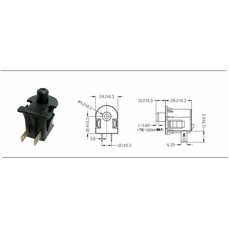 Agricultural Machinery / Forklift Seat Switch、Switch Bracket/ Safety Push Button Switch