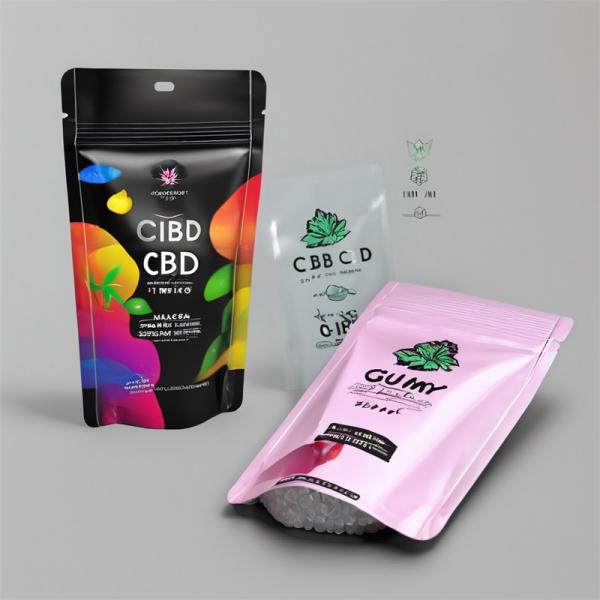 Eco Friendly Marijuanna Packaging Mylar Pouch Smell Proof Plastic Herb Storage Bags