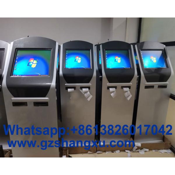 Automatic Queue Management Ticket Dispenser Queue Kiosk Number Token Machine With Dual Printer