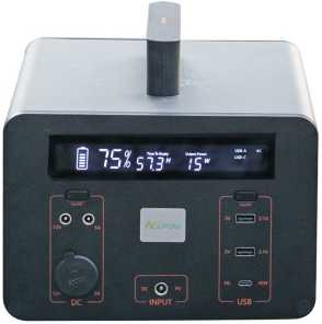 Aluminum Housing Emergency Portable Power Station For Camping 577Wh ABS600w