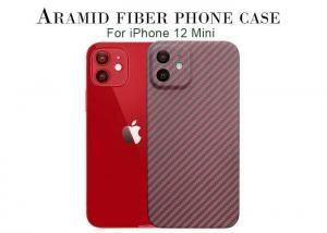 China Matte Finish Full Cover Kevlar Aramid Fibre Phone Case For iPhone 12 Mini on sale