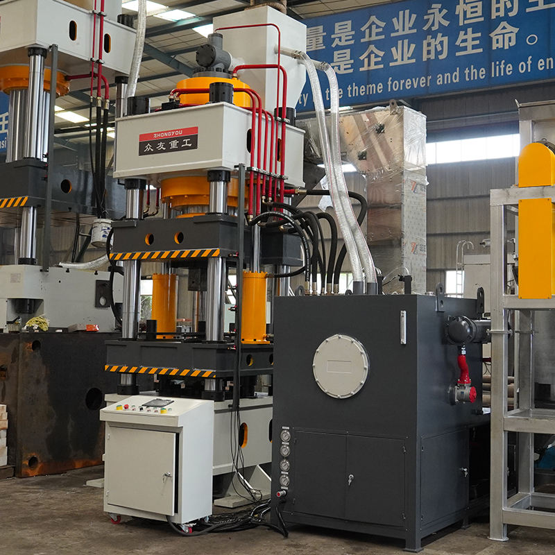 Animal Licking Salt Block Making Machine YZ79 Four-column Three-beam Hydraulic Press