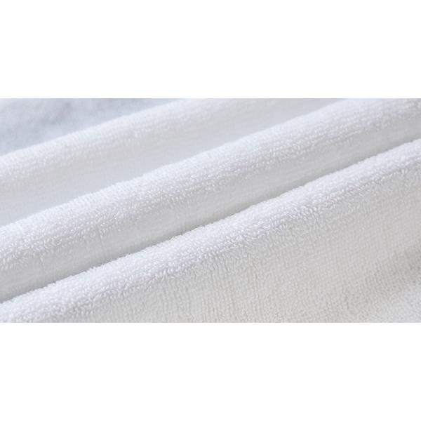 Spa Hotel Towel Set 100% Cotton Custom Logo Dobby Plain Rectangular Stable