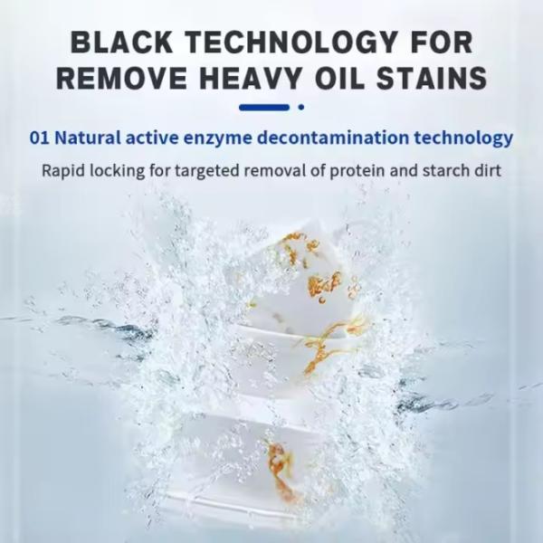 Household ECO Friendly Dishwashing Tablets 30 Pcs Dishwasher Cleaning Tablets