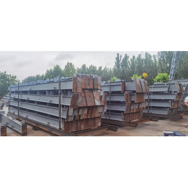 Prefab H-Section Steel Workshop Frame with High Wind Resistance