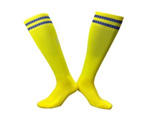 China Yellow Custom Sports Socks Mens Athletic Sports Cycling Socks Men Gym Workout Terry Sport Sox Crew Man Sock on sale
