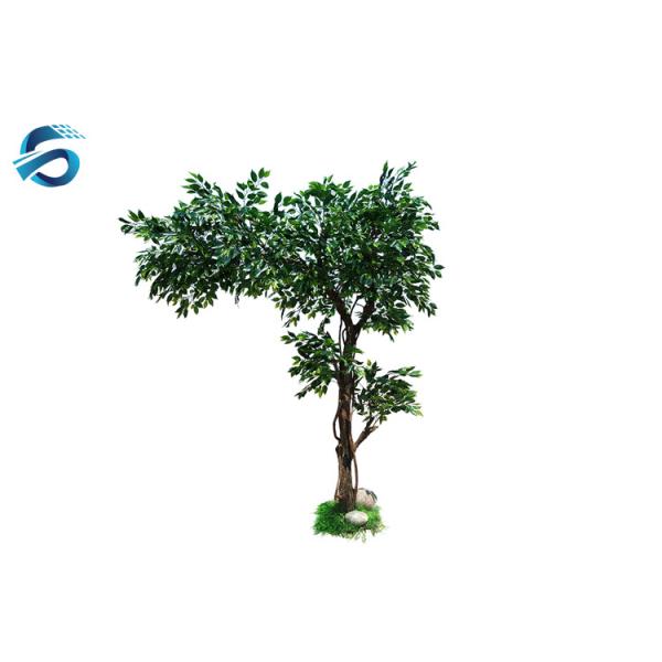 Watertight Artificial Tree Ficus , Decorating With Fake Ficus Tree OEM / ODM