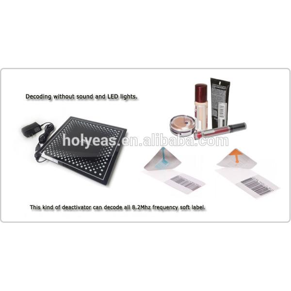 Retail security system eas portable rf label integrated deactivator counter top soft label demagnetizer