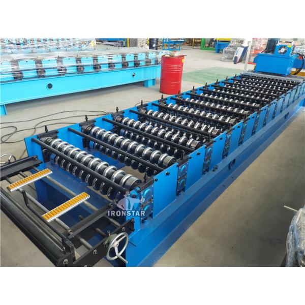 “Power Saving Automatic 836mm PPGI Corrugated Roof Roll Forming Machine Metal Wave Roof Sheet Making Machine PLC Control Power Saving 836mm Corrugated
