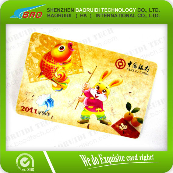 Plastic Pocket Calendar Card from manufacturer with high quality