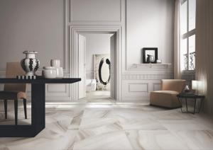 Buy cheap Agate Light Grey Floor Tiles Wall Tiles , Luxury Marble Look Floor Tile product
