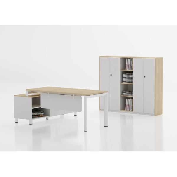 Wooden Modern Executive Office Desk , Office Manager Table Furniture