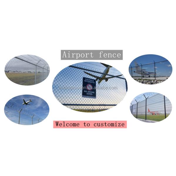 Metal Frame 4mm Wire Mesh 3D Panel Fence Decorative for Airport Perimeter Security