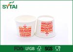 Food Grade Healthy White Paper Soup Bowl , Disposable Noodles Container