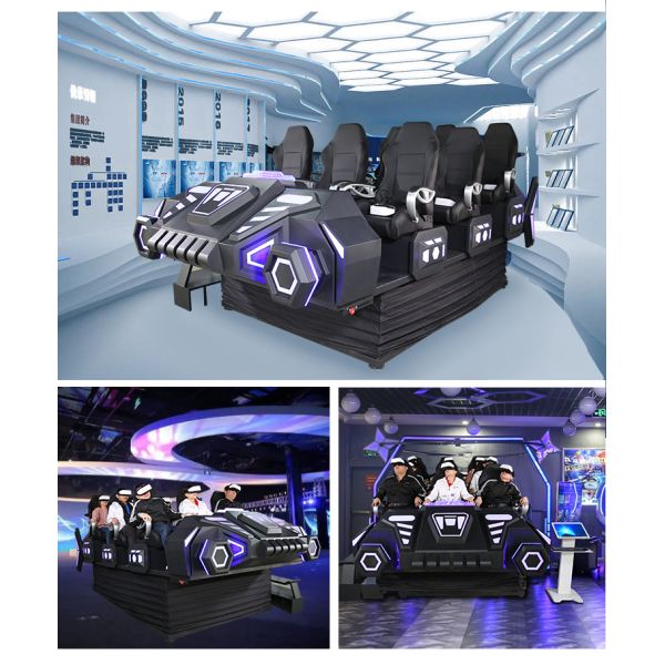 Popular Amusement Park 9 Multilayers Hydraulic Dynamic Immersive Simulator Vr Cinema 9D VR Cinema Machine