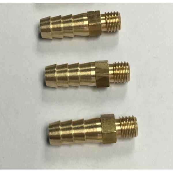 H59 Brass M7X1.0mm Connector CNC Machining Process Without Surface Treatment