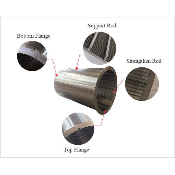 Precision Fine Water Filter Johnson Wedge Wire Screen Pipe 100 Micron