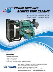 Buy cheap 65KW-92KW 4DF Series of FAW Diesel Engine product