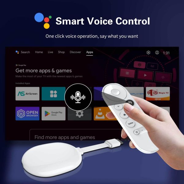 Wireless Android TV Box 4k Allwinner H313 Quad Core Tv Stick 1920x1080 Resolution