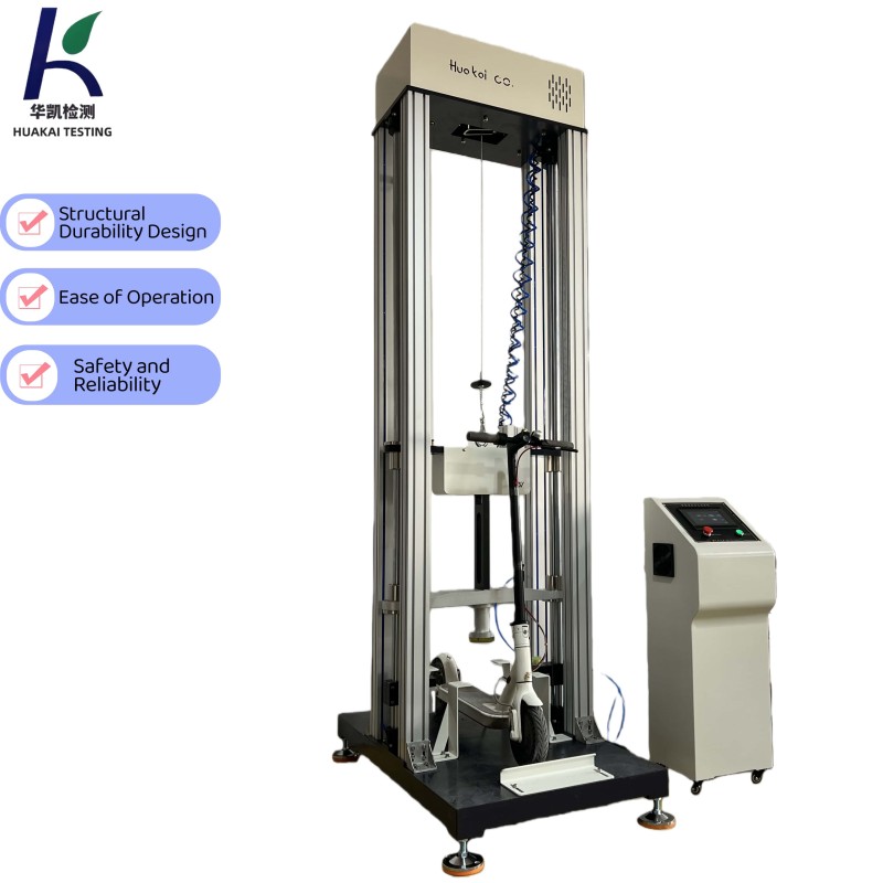 Bicycle Frame Heavy Drop Impact Testing Machine Bicycle Frame Impact Durability Testing Equipment