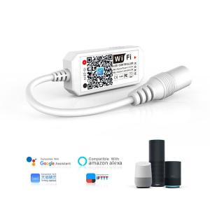 Buy cheap 3 Channels LED RGB WIFI Controller Compatible With Android IOS Alexa Google Intelligence Wireless Control product